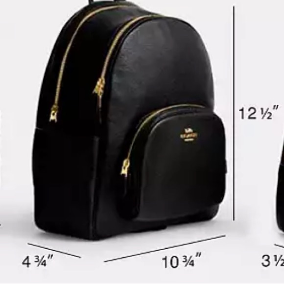 COACH court leather back pack - Picture 6 of 6